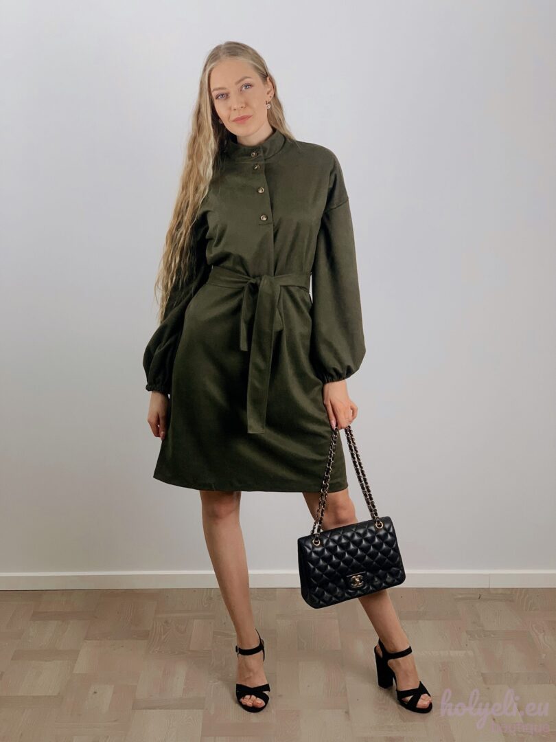 Kleit, khaki