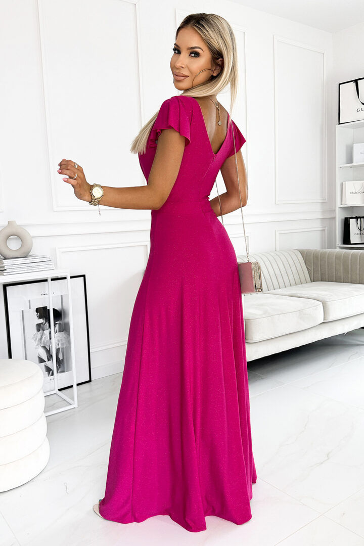 Kimalteleva maksimekko, fuksia