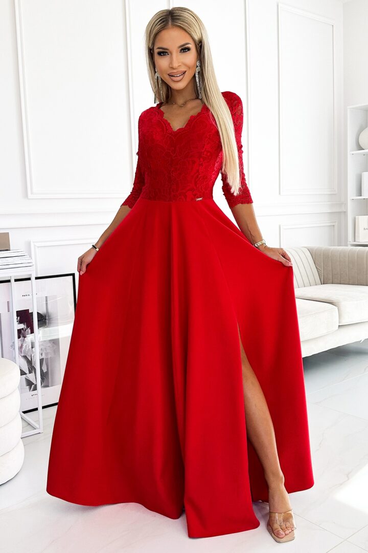 Maxi dress, red