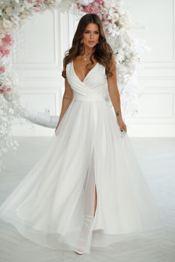 Maksi tüllkleit, beež