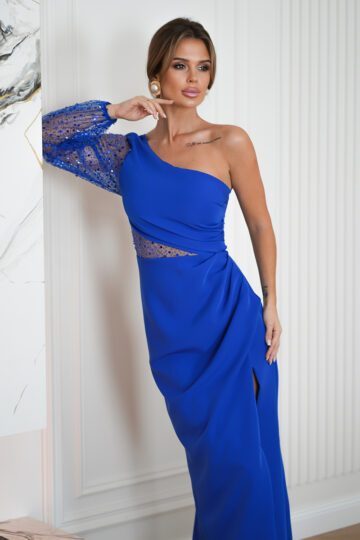 Elegantne maksikleit, sinine