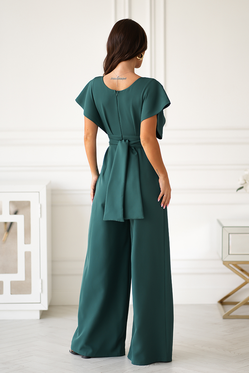 Elegantne jumpsuit, roheline