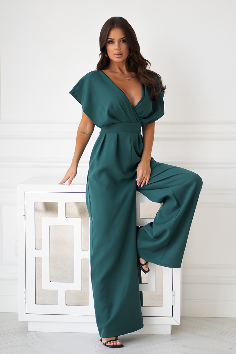 Elegantne jumpsuit, roheline