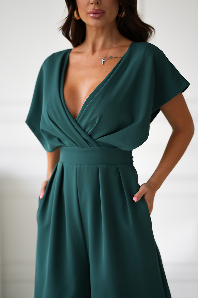 Elegantne jumpsuit, roheline
