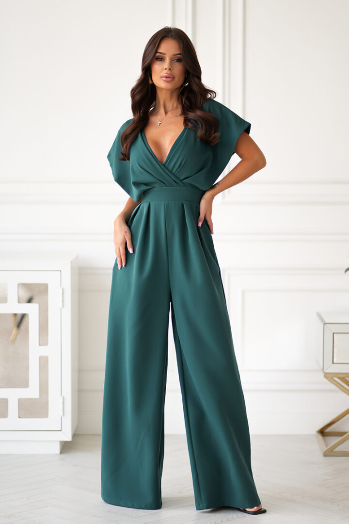 Elegantne jumpsuit, roheline