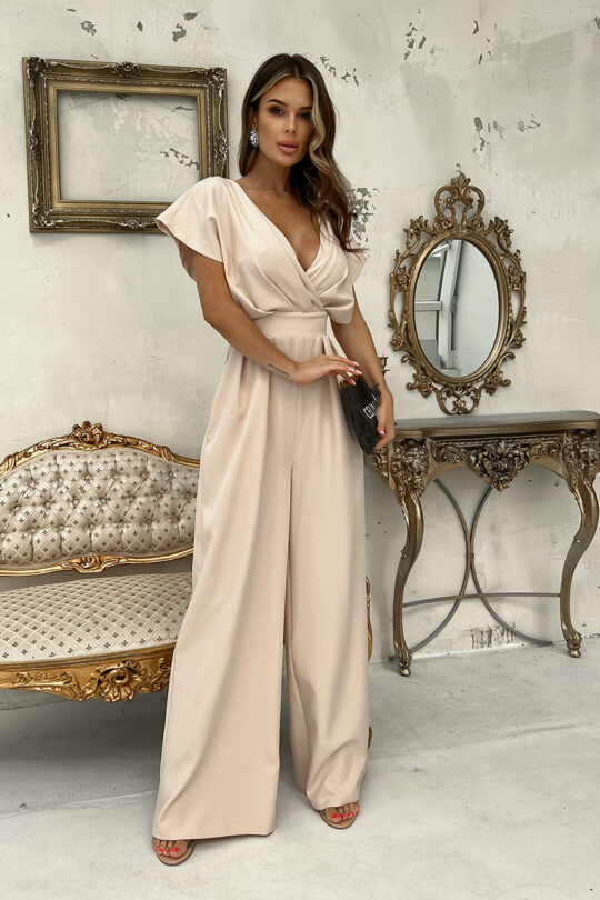 Elegantne jumpsuit, beež