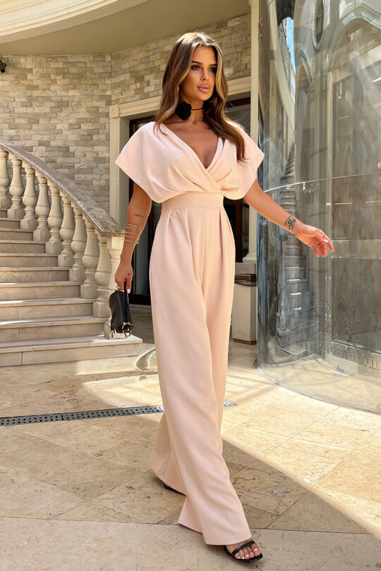 Elegantne jumpsuit, beež