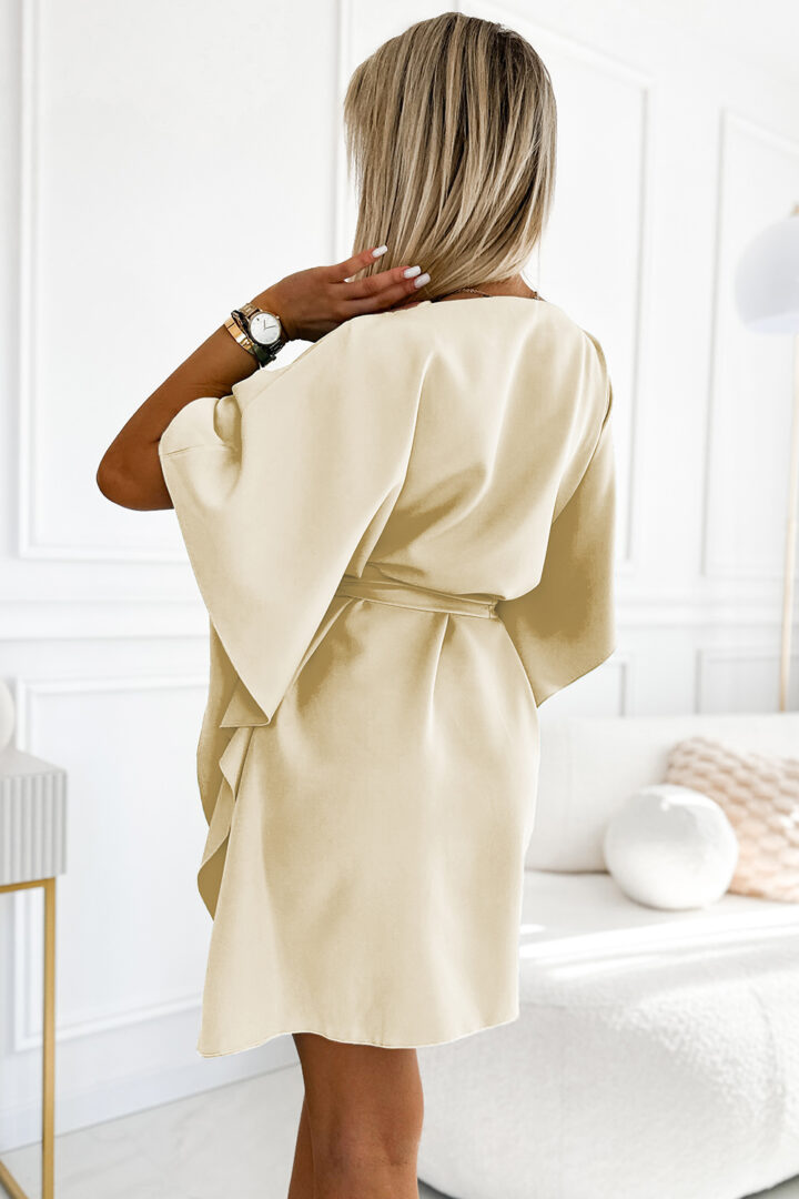 Cocktailmekko, beige