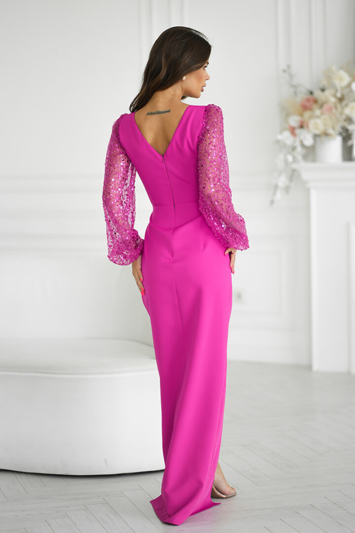 Elegantne maksikleit, lilla