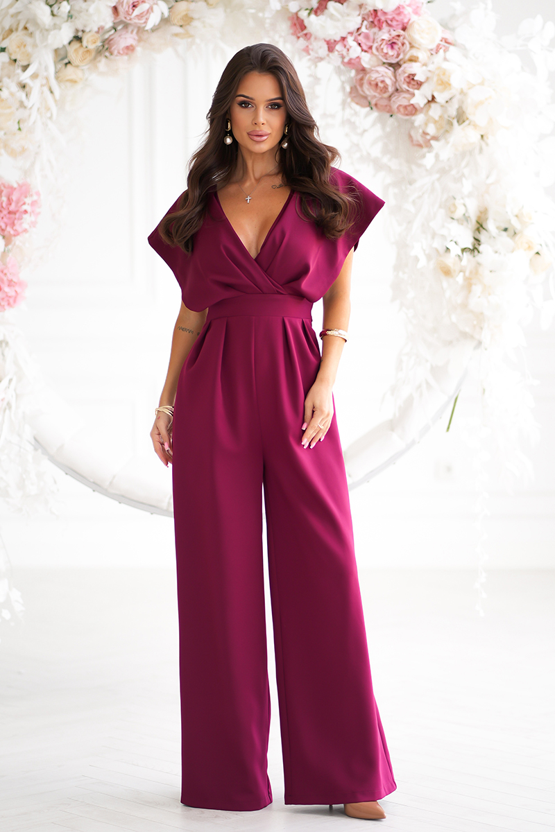 Elegantne jumpsuit, punane