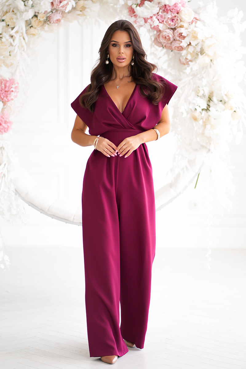 Elegantne jumpsuit, punane