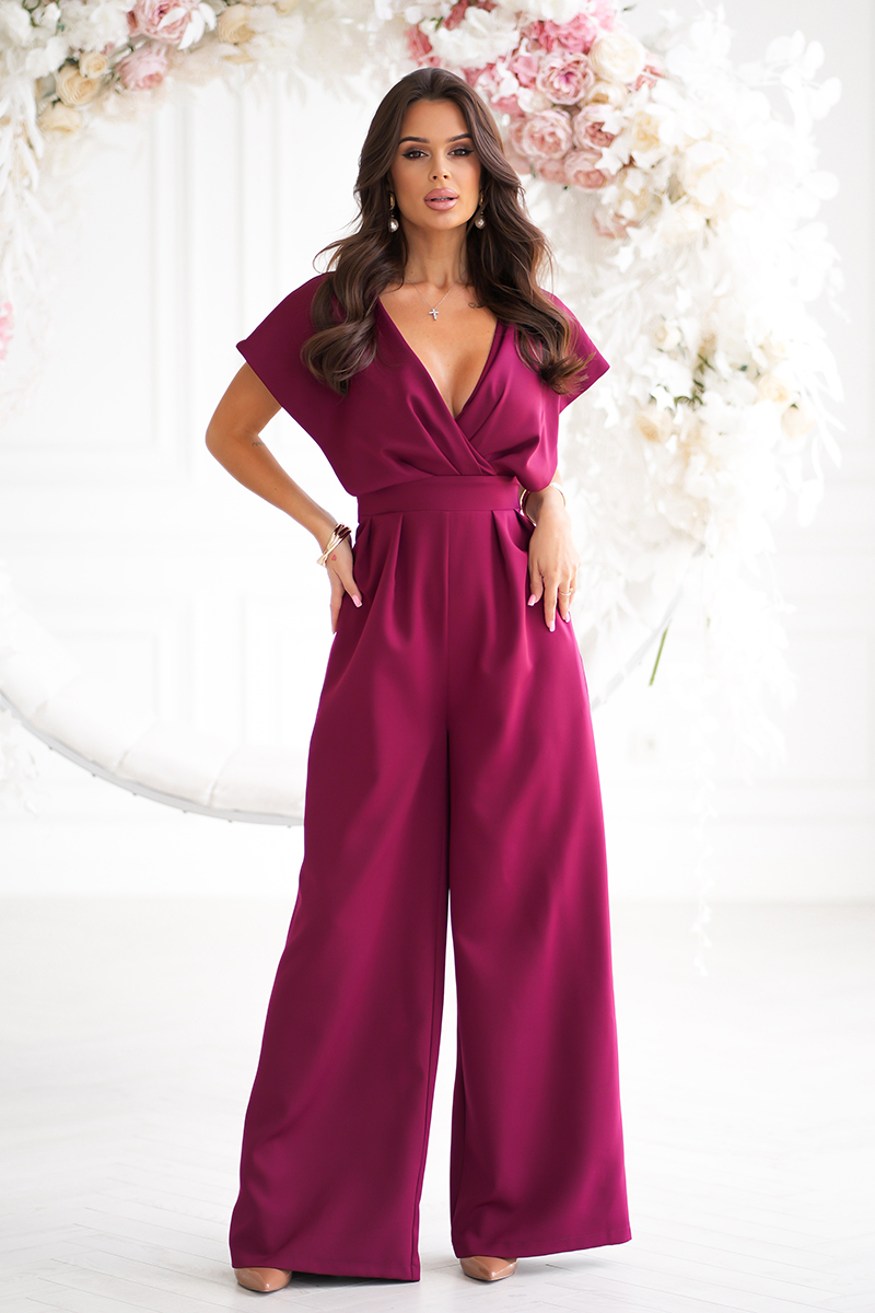 Elegantne jumpsuit, punane