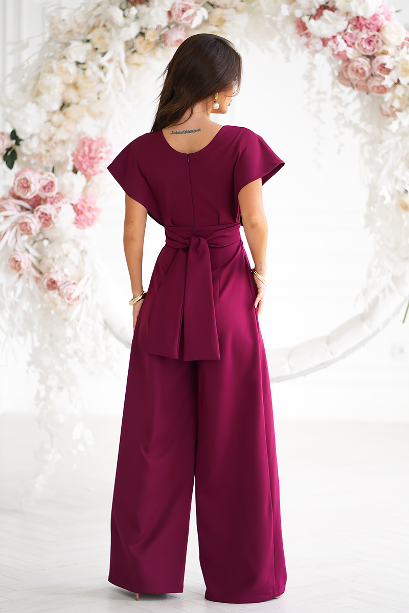 Elegantne jumpsuit, punane