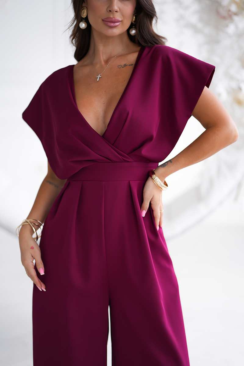 Elegantne jumpsuit, punane