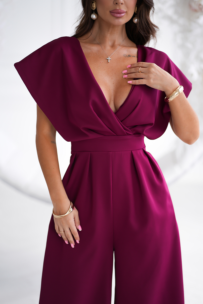 Elegantne jumpsuit, punane