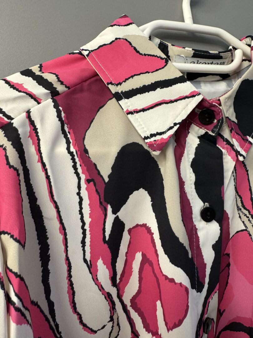 Patterned shirt, pink