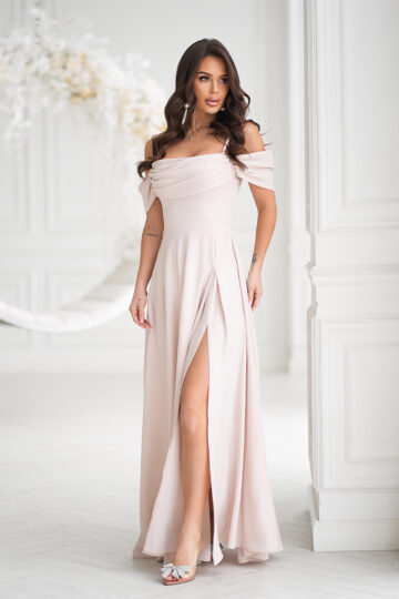 Romantiline maksikleit, beež