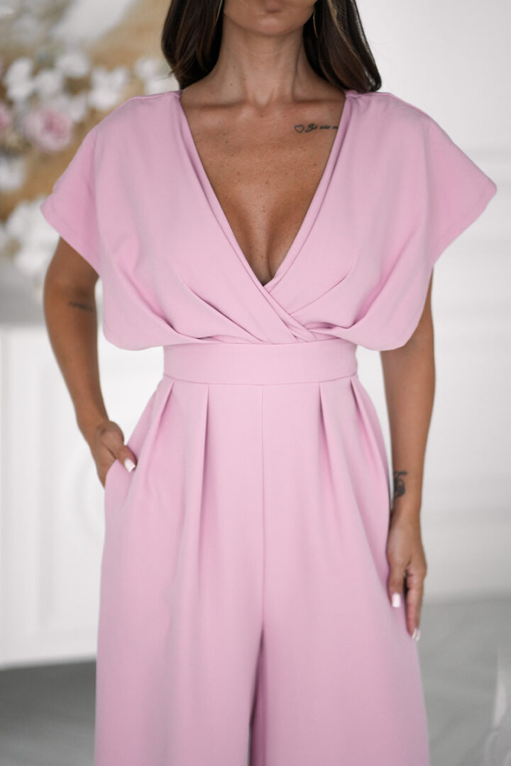Elegantne jumpsuit, roosa