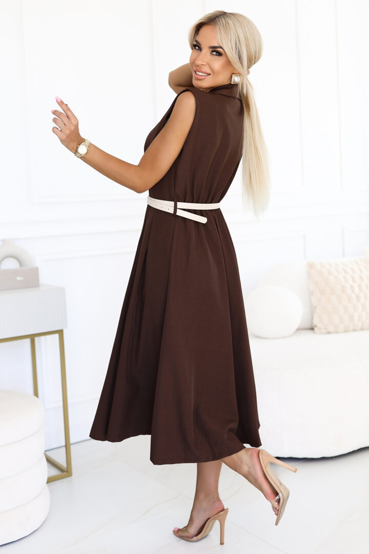 Vabaaja kleit, pruun