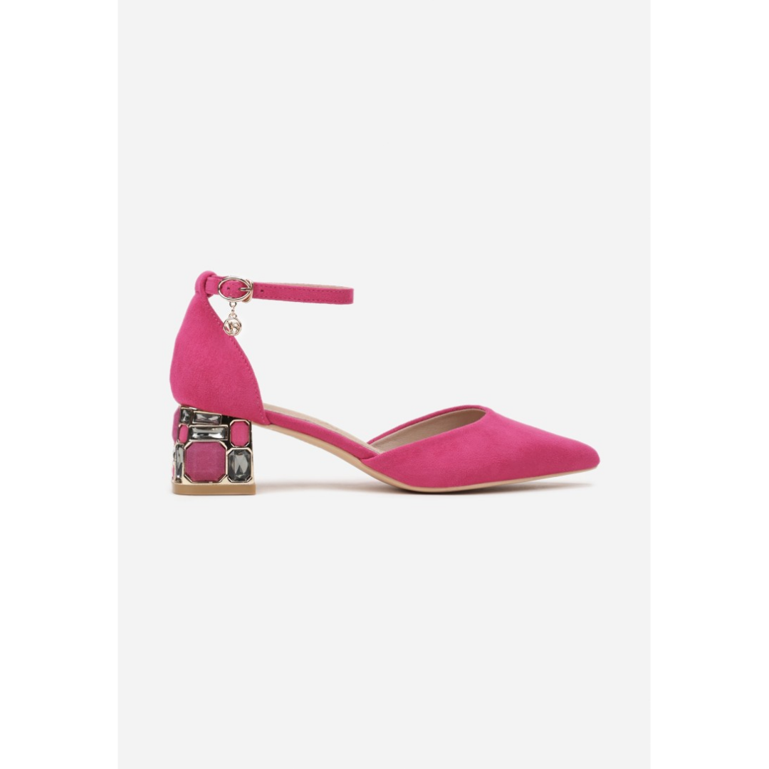 Heeled shoes, purple