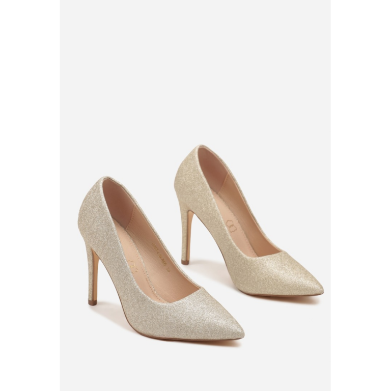 Korkokengät, kultainen - Kuva 2