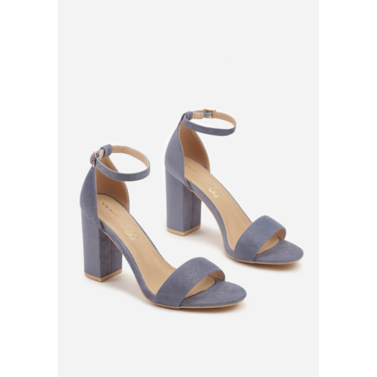Open heel shoes, blue - Image 2