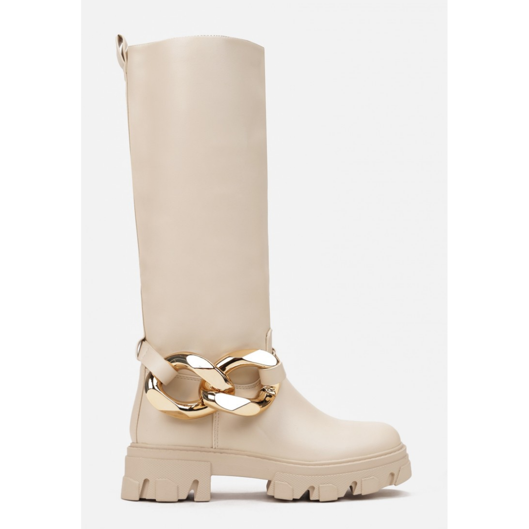Boots, beige