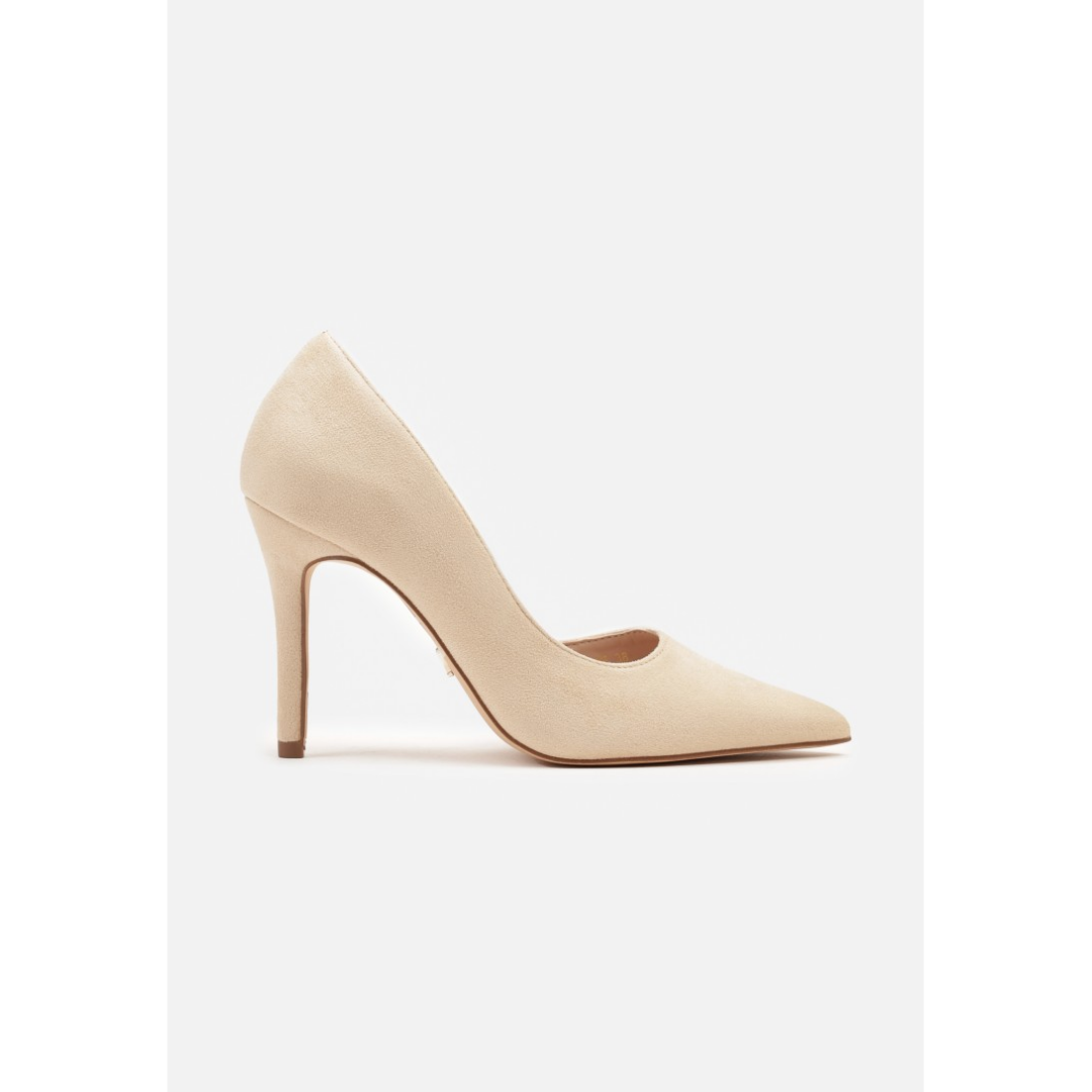 Heeled shoes, beige