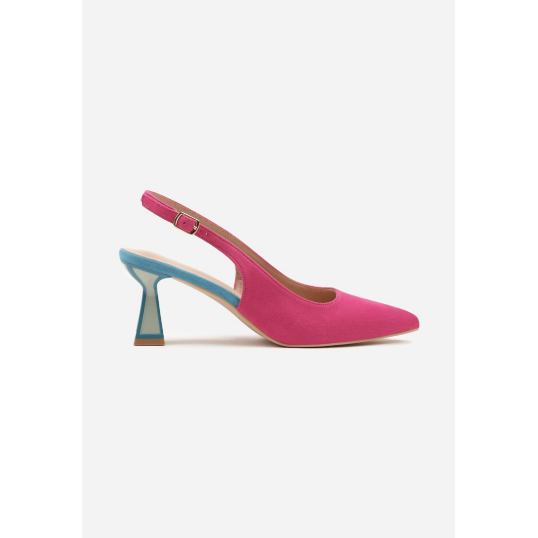 Heeled shoes, purple