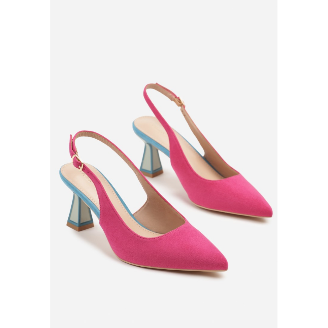 Heeled shoes, purple