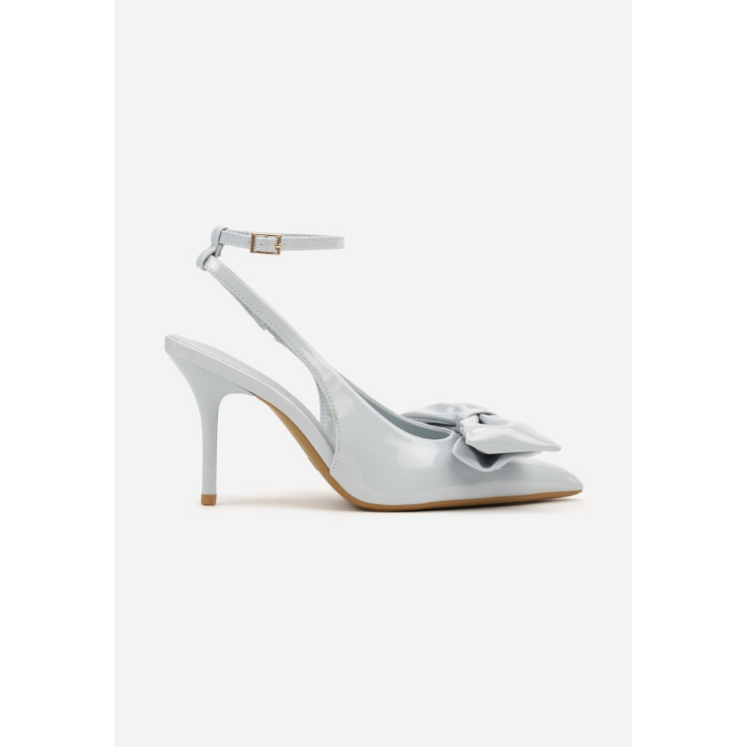Heeled shoes, blue