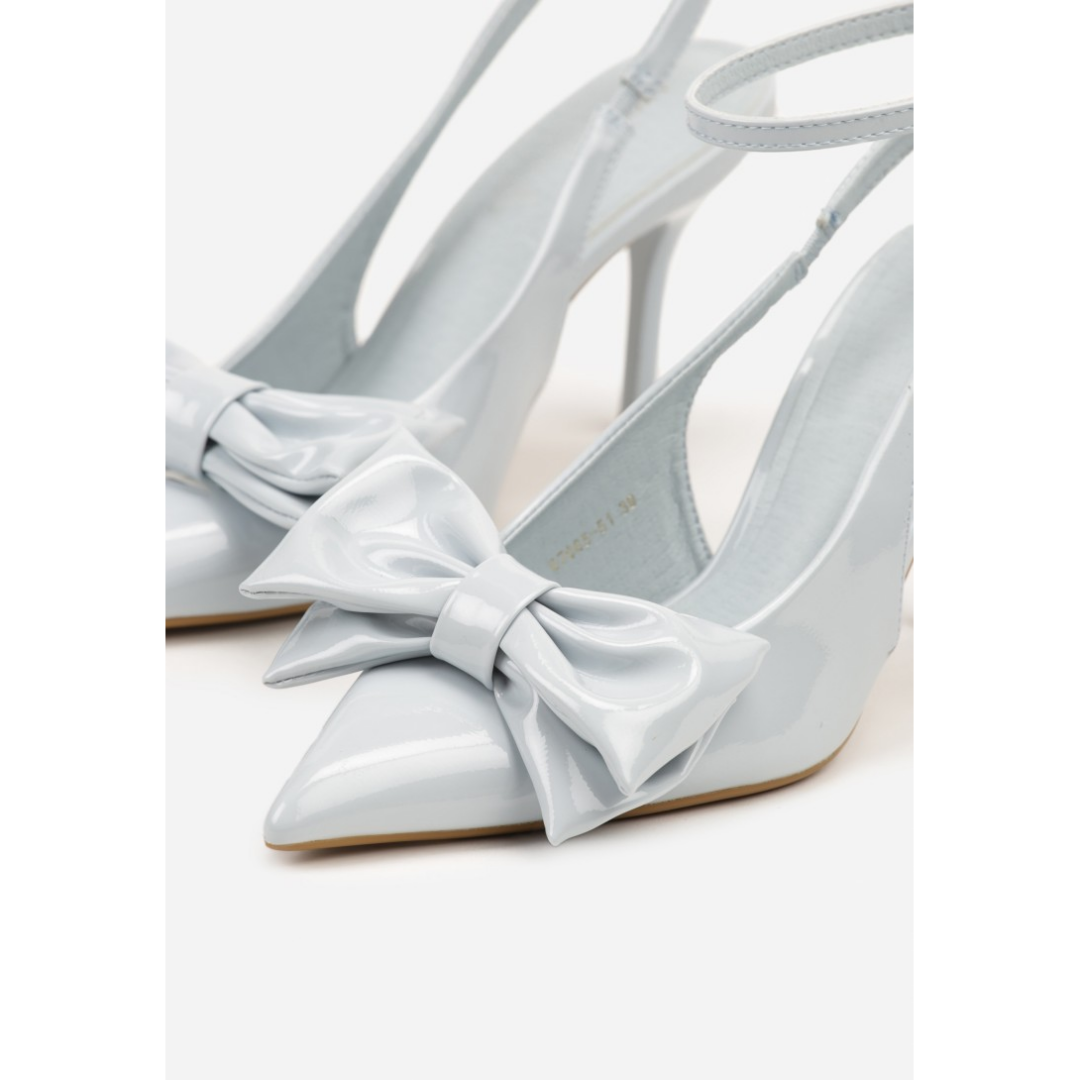 Heeled shoes, blue