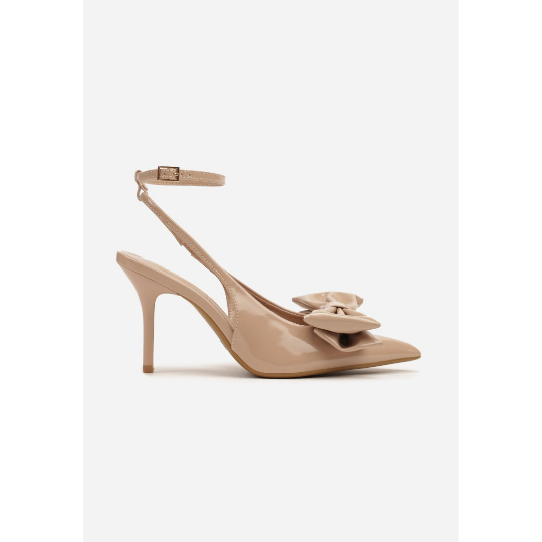 Heeled shoes, beige