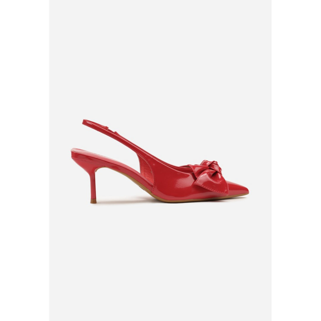 Heeled shoes, red