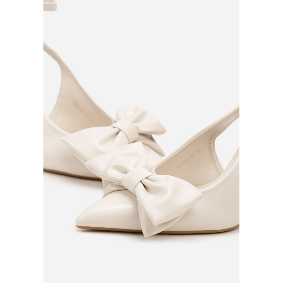 Korkokengät, beige