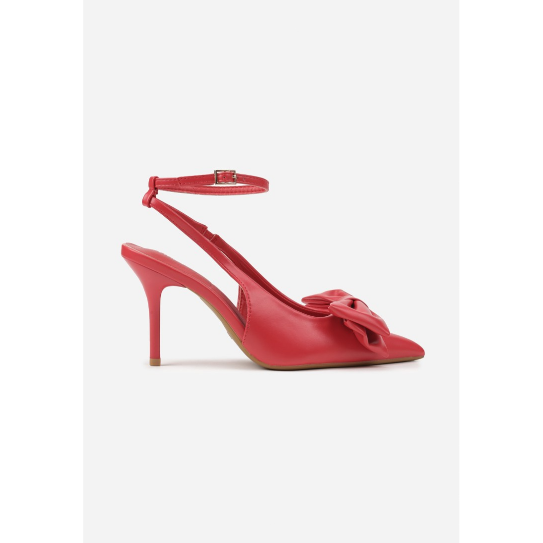 Heeled shoes, red