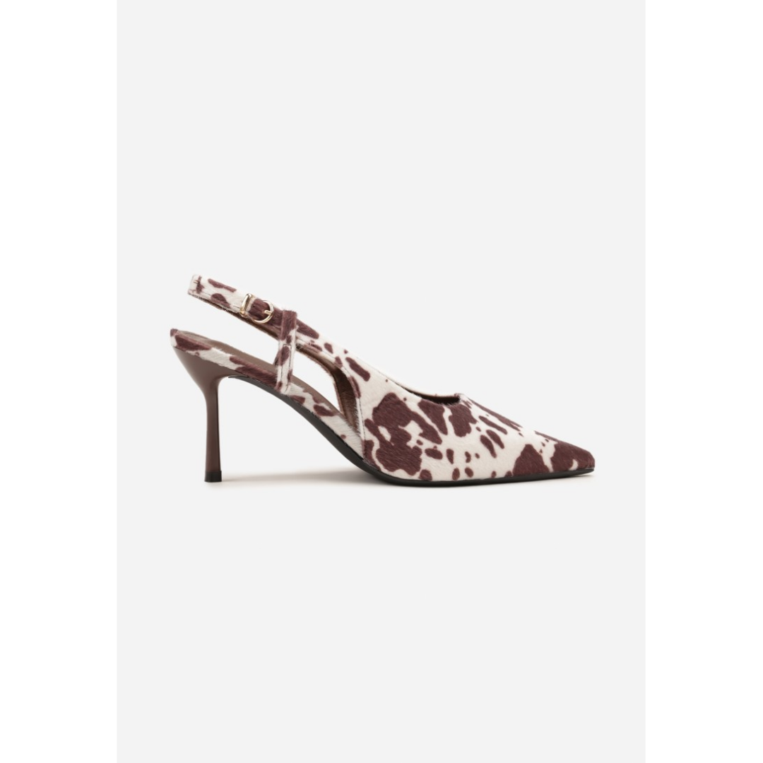 Heeled shoes, multicolored