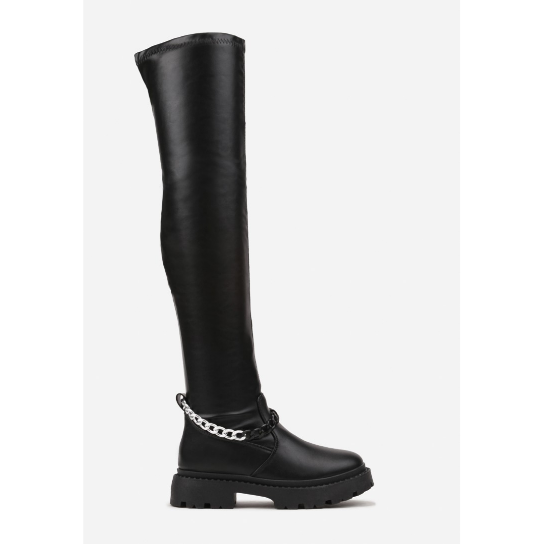 High boots, black