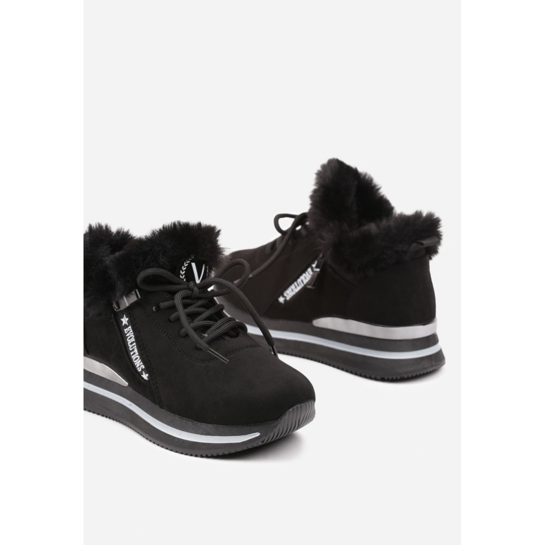 Warm sneakers, black