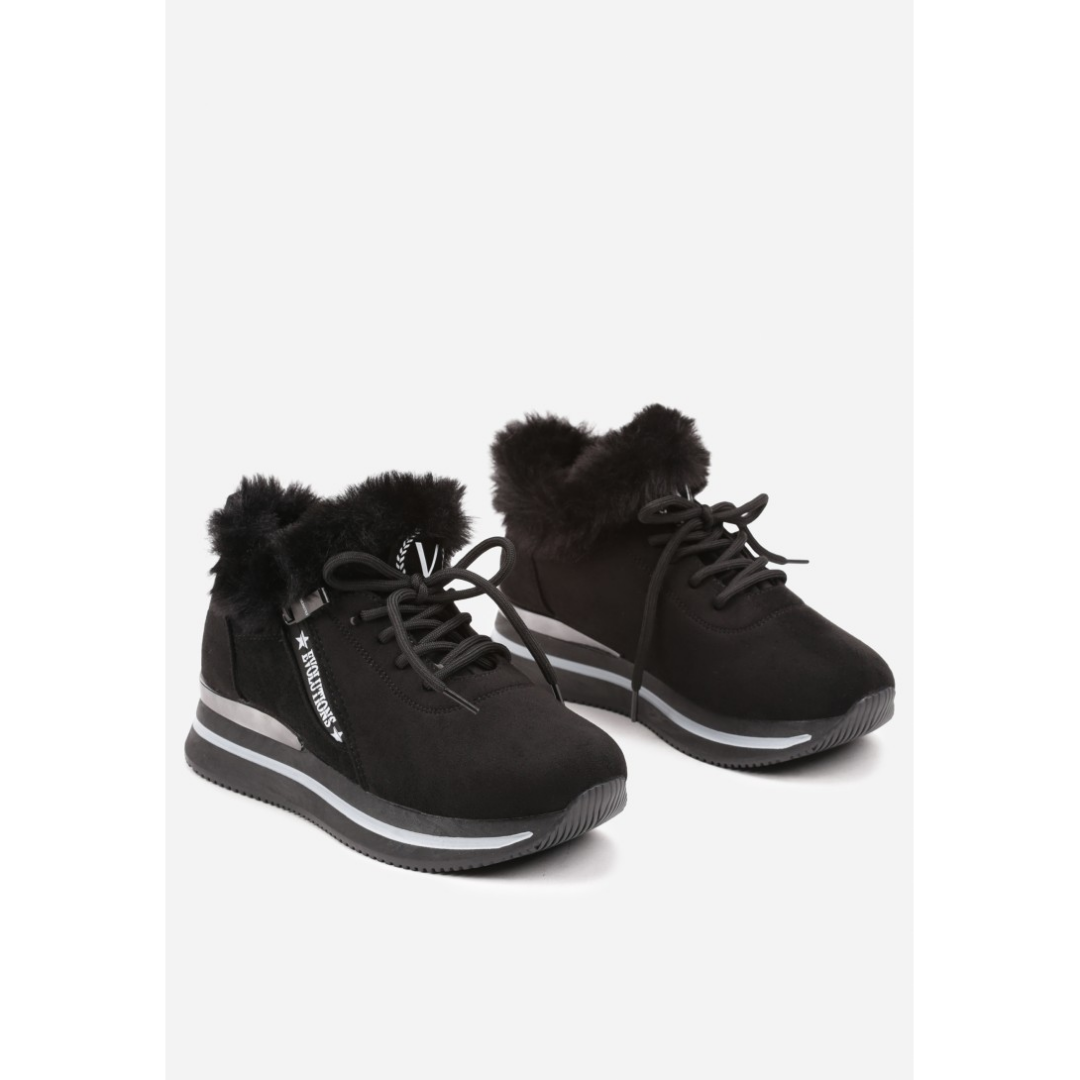 Warm sneakers, black