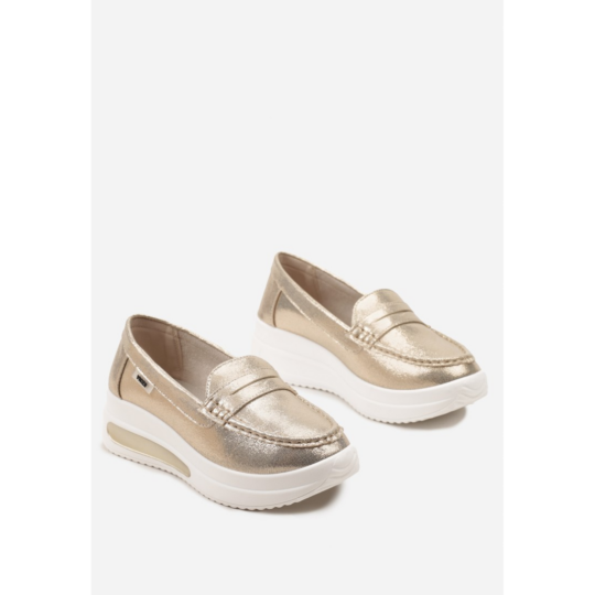Moccasins, gold - Image 3