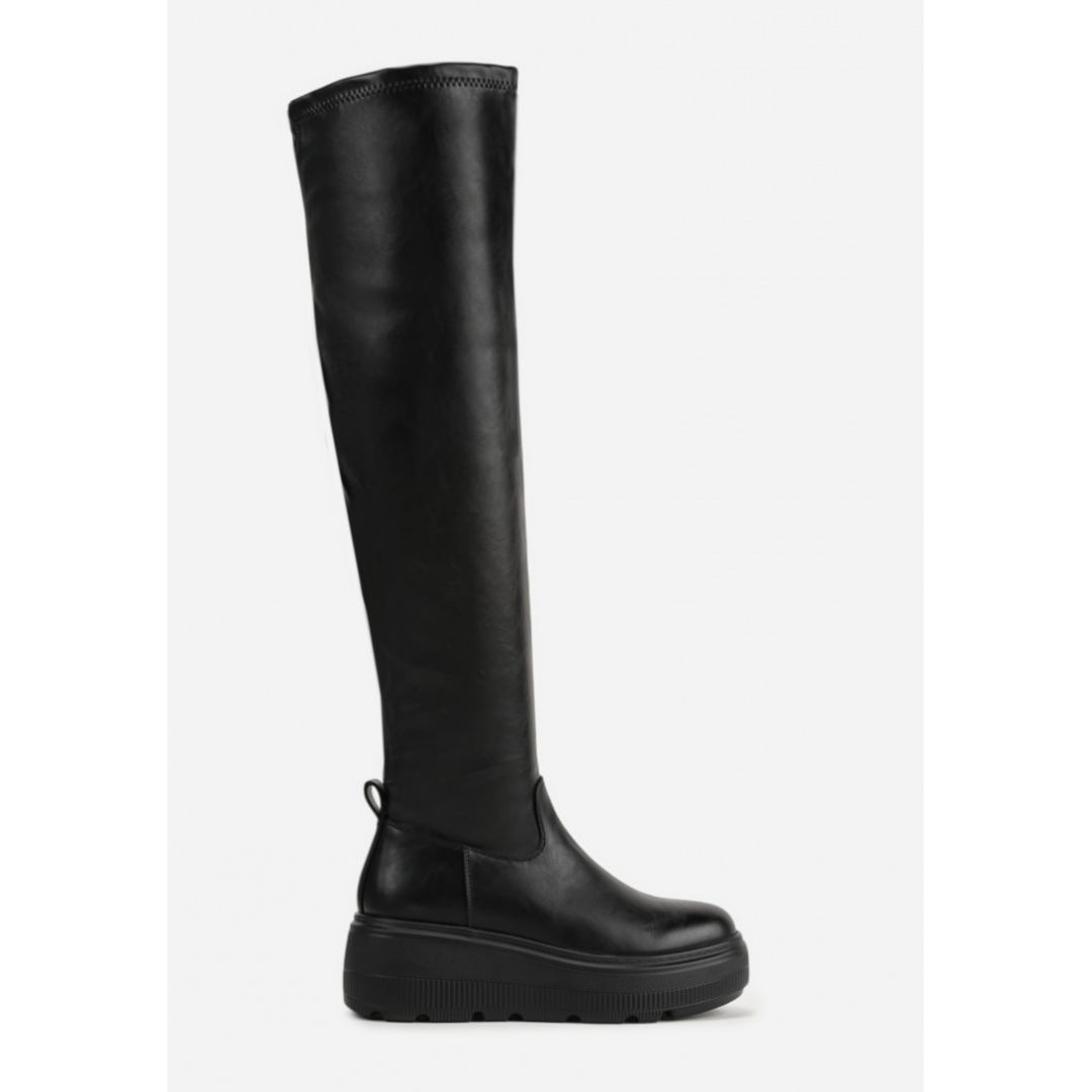 High boots, black