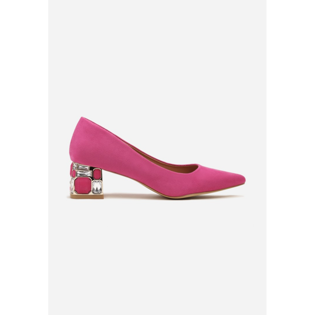 Heeled shoes, purple