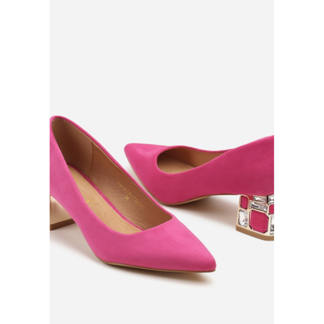 Heeled shoes, purple