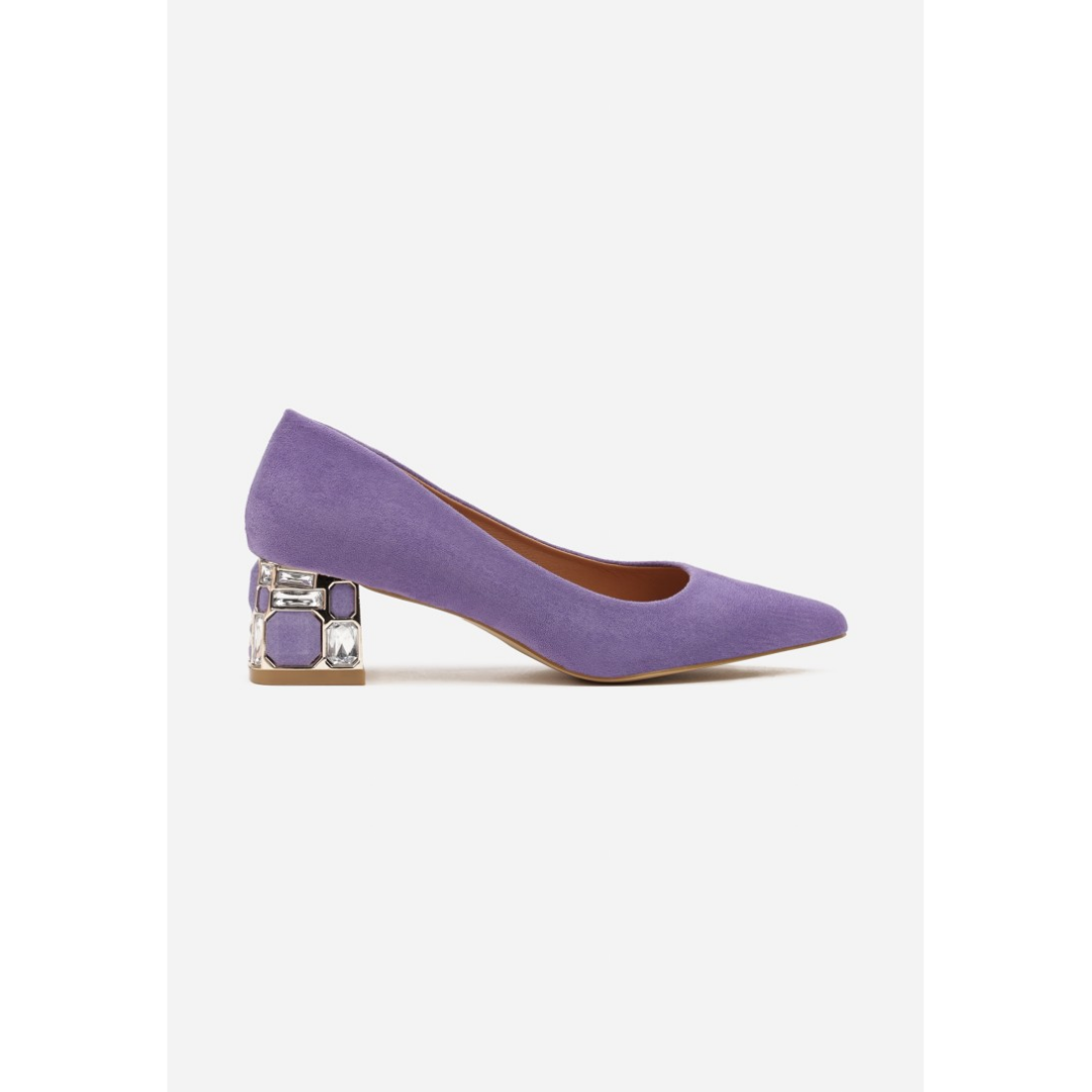 Heeled shoes, purple