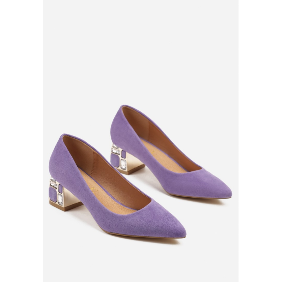 Heeled shoes, purple