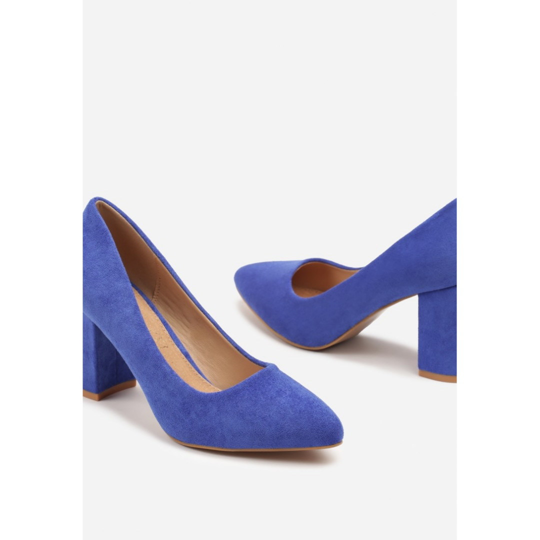 Heeled shoes, blue