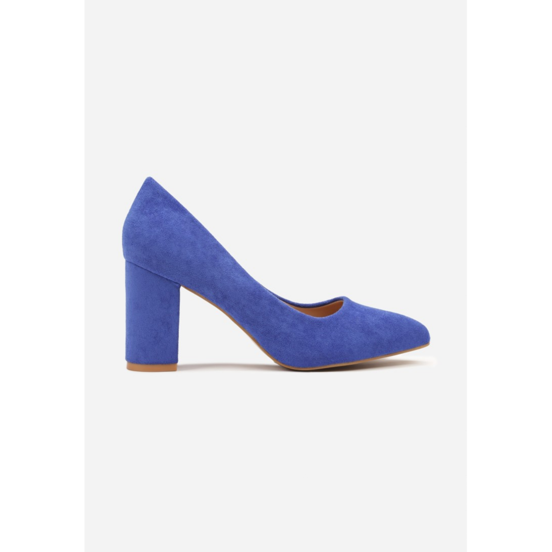 Heeled shoes, blue