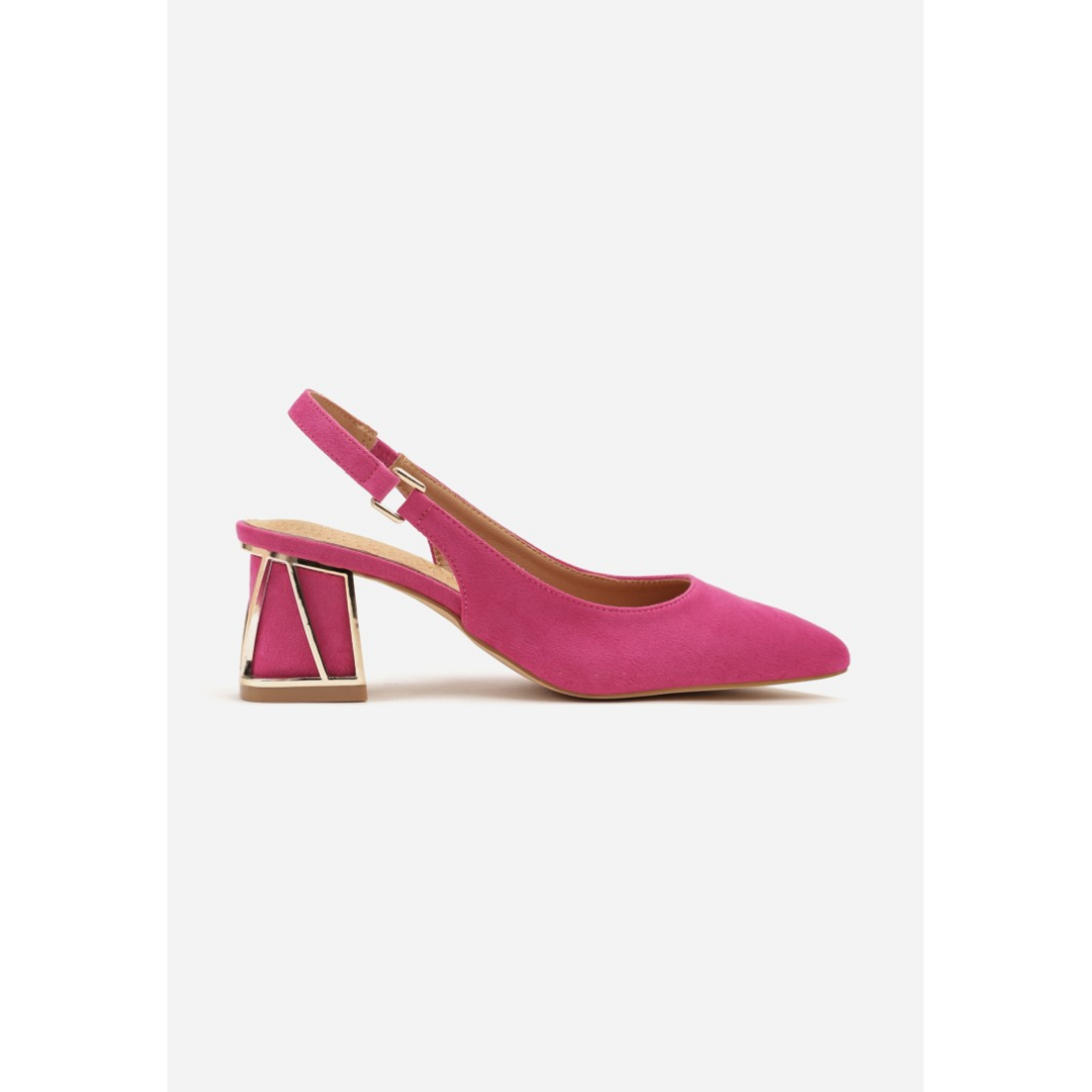 Heeled shoes, purple