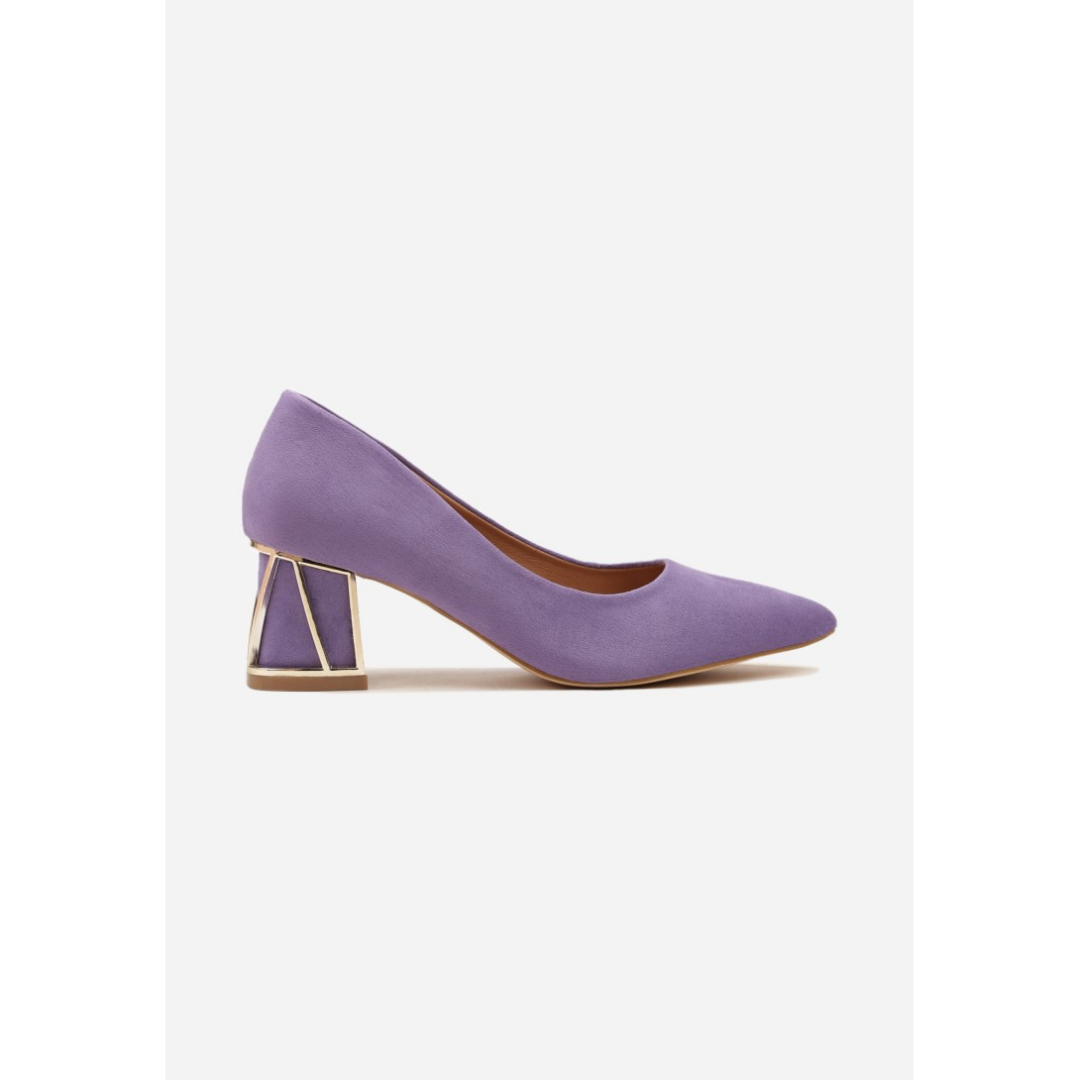 Heeled shoes, purple
